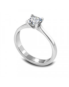 0.70CT SI2/G Princess Diamond Solitaire Ring