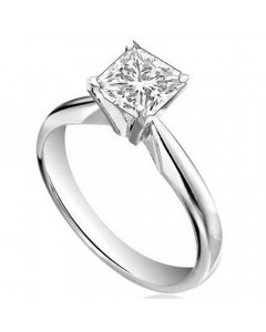 1.00ct I1/F Princess Diamond Engagement Ring