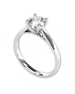 0.50CT SI2/G Round Diamond Solitaire Ring