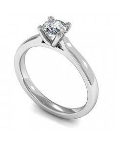 0.93ct SI2/E Round Diamond Engagement Ring