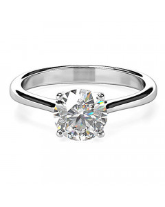 0.85ct VS2/G Lab Grown Round Diamond Engagement Ring