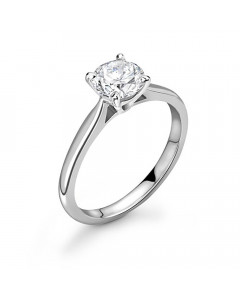 1.00ct I1/F Round Diamond Engagement Ring