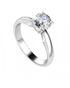 0.41ct SI2/F Round Diamond Engagement Ring