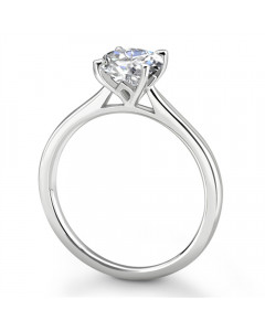 0.80ct SI2/H Round Diamond Engagement Ring