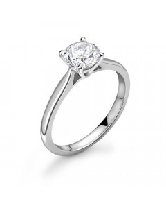 1.00ct VS1/J Round Diamond Engagement Ring