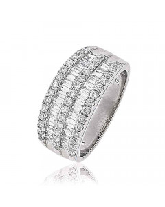1.10CT VS/EF Round Diamond Dress Ring