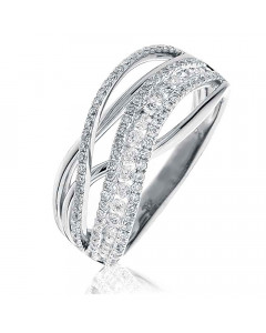 0.60CT SI/FG Round Diamond Dress Ring