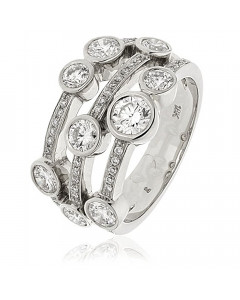 0.75 VS/EF 0.75Ct Vs/Ef Round Diamond Dress Ring