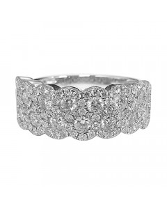 1.33ct VS/EF Large Round Cut Diamond Dress Ring