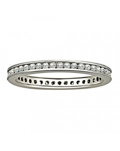 0.53CT VS/EF Round Diamond Eternity Ring