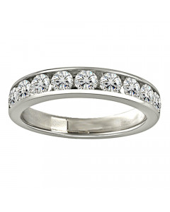 1.00CT VS/EF Round Diamond Eternity Ring