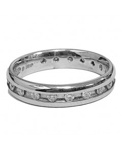 0.30ct VS/EF Round Cut Full Channel Eternity Ring