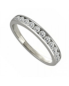 0.45CT VS/EF Round Diamond Eternity Ring