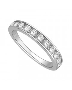 0.55CT VS/EF Round Diamond Eternity Ring