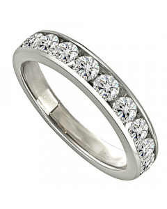 1.06CT VS/EF Round Diamond Eternity Ring