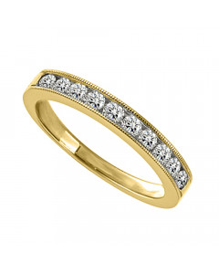 0.40CT VS/EF Round Diamond Eternity Ring