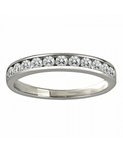 0.40CT VS/EF Round Diamond Eternity Ring