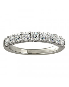 0.80CT VS/EF 3mm Traditional Round Diamond Eternity Ring