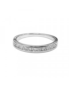 0.25ct VS/EF Channel Set Half Eternity Ring