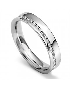 0.20CT VS/FG Round Diamond Wedding Ring