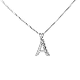 Diamond Alpabet Pendants